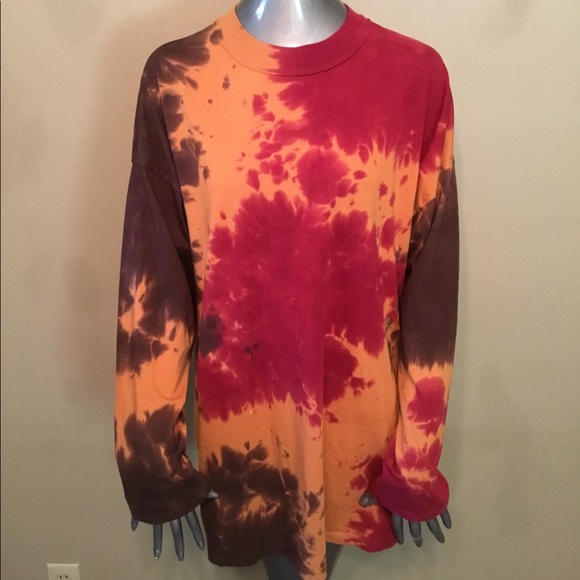 Free People We the Free Be Free tie dye shirts EUC - Picture 3 of 7